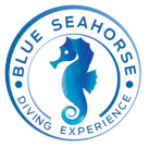 Blue Seahorse logo